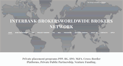 Desktop Screenshot of interbankbrokers.com