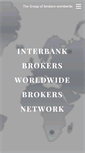 Mobile Screenshot of interbankbrokers.com